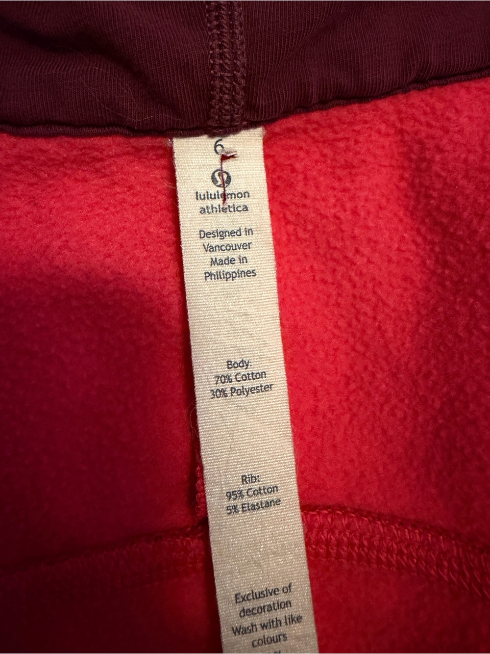 Lululemon Scuba Hoodie III Rio Mist Boom Juice Red Grape - Picture 7 of 9